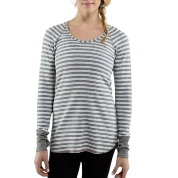 lululemon athletica Tops - Lululemon Open Your Heart Long Sleeve Reversible Top